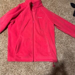 Columbia Women's Bright Pink Fleece Sweater
